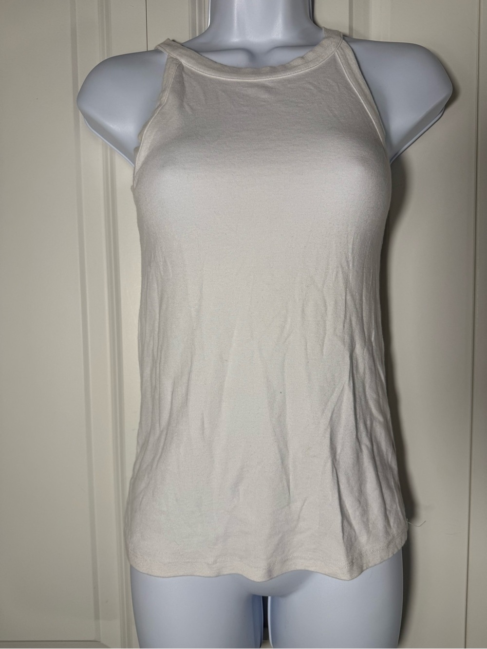 Cynthia Rowley White High-Neck Tank Top - Picture 4 of 5